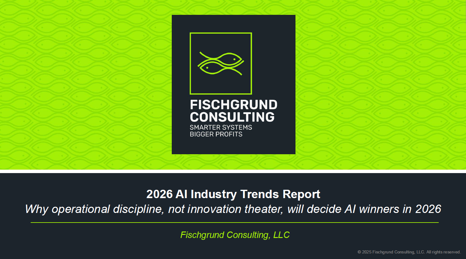 AI Trends Report - Fischgrun Consulting - Title Slide